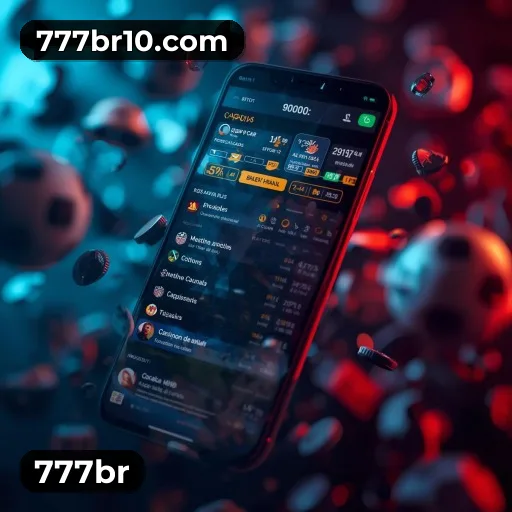Comparação APP mobile vs versão web da 777br